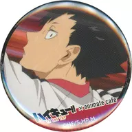 Tetsurō Kuroo "Haikyu!!! TO THE TOP×DECOTTO by animatecafe Trading Scene photograph metal badge"