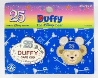 Duffy (25th Anniversary) Pin Badge (2 Piece Set) "Disney" Tokyo Disney Resort only