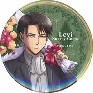 [Single Item] Captain Levi / Ackermann (full color) metal badge "Attack on Titan Captain Levi Birthday Fair Goods Set"