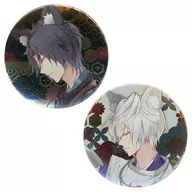Hajime Muzuki (Kuroten Kitsune) & Shimotsuki Hayabusa (white fried fish paste Kitsune) Character Badge Set (2 Pieces Set) Tsukiuta.' Tsukino Geino Production Tsuki Pro-only Shop 『 Tsukino Hyakki Yagyo / Heavy 』'