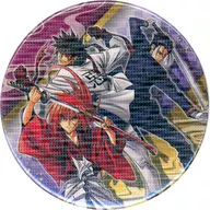 緋村劍心&相樂左助&齋藤一(罕見)"25周年紀念浪客劍心展收藏品徽章"