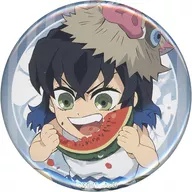 Inosuke Hashibira (normal) "Kimetsu no Yaiba ×ufotable cafe summer vacation event 57 mm random metal badge A Group"