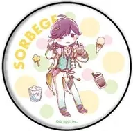 ソルベージュ 「夢王国と眠れる100人の王子様 缶バッジ 10.アイスver. グラフアートデザイン」