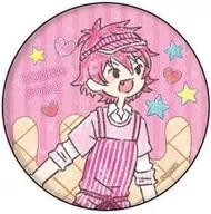 Dogo Juroku "Mio High School Earth Defense Club Happy Kiss! metal badge 02. Ice ver. Graph Art Design"