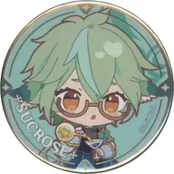 Sucrose "Genshin ×SWEETS PARADISE - Soyokaze no Kyoen - Chibi Character Trading metal badge"