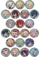 21 Kinds Set "Genshin ×SWEETS PARADISE - Soyokaze no Kyoen - Chibi Character Trading metal badge"