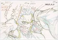 Kyojuro Rengoku (golpeado) "Kimetsu no Yaiba Mugen Train Edition, Final Show of the Movie Edition, Ufotable Theater, Part 3, Original Collection Square Random metal badge B".