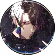 Purple magnolia (facing right) "Blackstar -Theater Starless - 2 nd Anniversary Exhibition in Shibuya Modi 57 mm metal badge 2 nd Anniversary Exhibition"