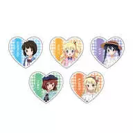 Conjunto de 5 tipos "Kin'iro Mosaic Movie : Thanks! Character Acrílico Badge 01"