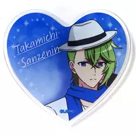 Templo de Sanzenin Takamichi "Anime I*Chu Character acrílico insignia 02. Idol japonés Vestuario ver."