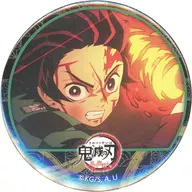 Tanjiro Kamado "Demon Slayer: Kimetsu no Yaiba ×ufotable Cafe Tanjiro Kamado Risshi Special stripping Broadcasting Commemorative Collaboration Cafe Random 44 mm Famous Scene metal badge"