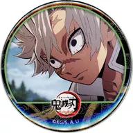 Sanemi Shinazugawa "Kimetsu no Yaiba ×ufotable Cafe Tanjirō Kamado Risshihen Special Edition despintado Broadcasting Memorial Collaboration Cafe Random 44 mm Meikei metal badge"