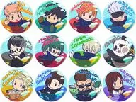 Set of 12 items "Jujutsu Kaisen PUPPEINCAP metal badge vol. 01"