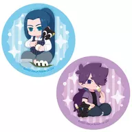 A. Mugen & Fushi & Shaohei metal badge set "Ra's Oguro Senki : My Choice Future"