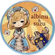 アルビヌ & Tins "錻力's Marie Angel Crochet metal badge 02. Graphic Art Design"