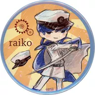 Raiko FUJIHARA "錻力 no Mari Angel Crochette metal badge 02. Graph Art Design"