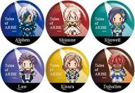 全6種セット 「テイルズ オブ アライズ ドッとドット♪ 缶バッジコレクション」