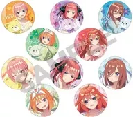 10-Type Set "The Quintessential Quintuplets ∬ Trading metal badge Plush toy Cuddling"