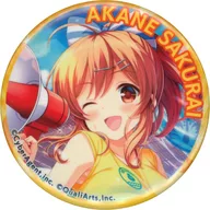 Akane Sakurai metal badge "e-Chance! Girlfriend (Tentative) GF KUJI 3rd" E-5 Award