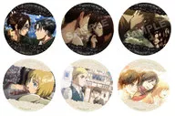 全6種セット 「進撃の巨人 キラキラ缶バッジ76mm CONNECTION」