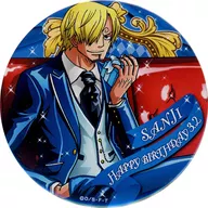 Sanji Birthday metal badge (2017) "ONE PIECE" Straw Store Limited