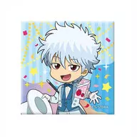 Sakata Gintoki MagicIan Art Square metal badge "GINTAMA"