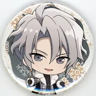 Raku Yaotome "Ideal Seven ×animatecafe Trading metal badge Snowy night dream ver. IDOLiSH7 & TRIGGER & Re : Vale & ZOOL"