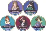 全5種セット 「アイドルマスター シンデレラガールズ×SCRAP SHOOTING QUEENTET～離れていてもプロデュース!～ トレーディング缶バッジ」