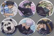 Conjunto de 6 tipos "Jujutsu Kaisen 0 x Lawson metal badge (cuerpo completo)"