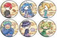 6-Variety Set "Ys VIII metal badge 09 Cafe Ver. Graph Art Design"