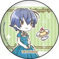 郁島 Sora "Tokyo Xanadu metal badge 04 Cafe ver. Graph Art Design"