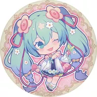 Miku Hatsune (Yumenouchi Illustration / Wink) Punippon metal badge "Miku Hatsune Magical Mirai 2021"