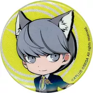 Main character (Persona 4 / Mini Character) "Persona 25th Anniversary in Namja town Glitter metal badge Collection"