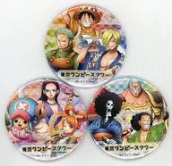 [A la Carte] Wheat Straw Flavor metal badge Set (3-piece Set) "ONE PIECE Ohobukuro 2019" Wheat Straw Store Limited to ONE PIECE Tower Store