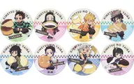 Kimetsu no Yaiba x Lawson metal badge (Sweets), un conjunto de 8 tipos