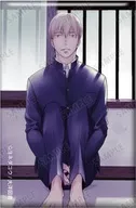 3.矢代 「囀る鳥は羽ばたかない トレーディングスクエア缶バッジ」