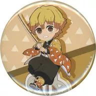 Agatsuma 善逸 (Up Design) "Hapikuro! Demon Slayer: Kimetsu no Yaiba Chototonokari Mini Character metal badge"