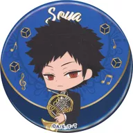 Kazama Souya (normal) "World Trigger : The Music Expo Deforme metal badge"