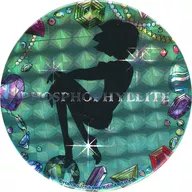 Phosphophyllite (seated) metal badge "LAND OF THE LUSTROUS x ヴレッジ Vanguard"