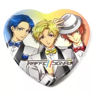 TRAFFIC SIGNAL "Doliches! R Character Pop Store Heart Type metal badge vol. 2"