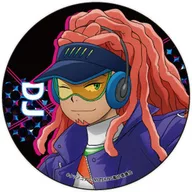DJ (Isshin) "MUTEKING THE Dancing Hero metal badge 02 Drawing & Mini Character"