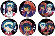 全6種セット 「MUTEKING THE Dancing HERO 缶バッジ 02 描き下ろし＆ミニキャラ」