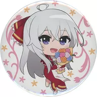 Metal badge "KUJI Hikido Majo no Tabi KUJI : Who is the beautiful girl to celebrate her birthday? Yes, it is me!" D-7 Prize