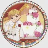 Agatsuma 善逸 (Cake) "The Blade of Destruction : Yukaku Edition, Junior and Senior High! キメツ Gakuen Story - Christmas Edition - ×ufotable Cafe / Machi ★ Associate CAFE 57 mm Random Can Badge"