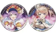Luka & Eleanor 56 mm metal badge Set (2-Pack) "White Cat Project Odekake Winter Demarquía" Premio K