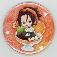 Asagura Hachibi ver. 75 mm metal badge "KUJI Hikido Shaman King Funbari KUJI" F-1 Prize