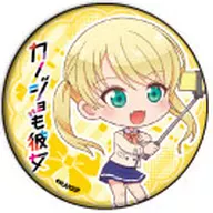 Rika HOSHIZAKI "Cannojo Mo Ka, Can Badge 02. Mini Personagem"