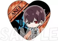 Yuki Ange "Visual Prison Heart Type metal badge"