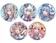 Set of 5 (Virtual YouTuber Hololive in metal badge 2021) Hologram Fujikyu-Highland