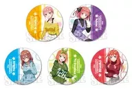 5-Type Set "The Quintessential Quintuplets ∬ Trading metal badge Knee Pillow Ver."